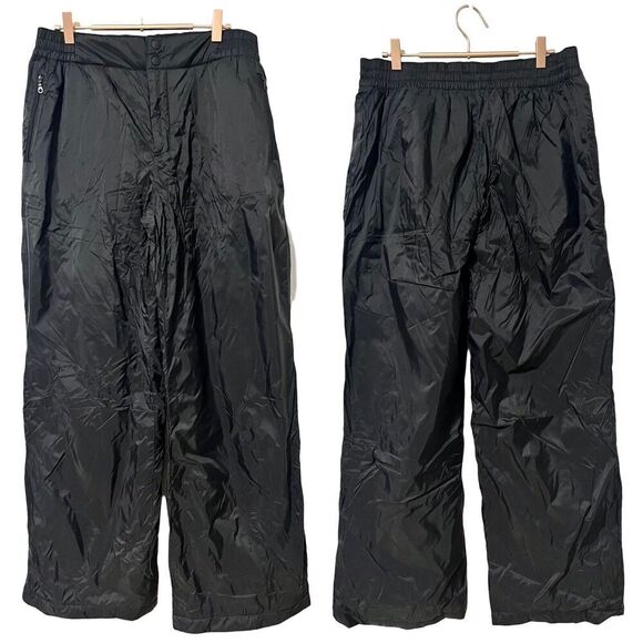 Offline By Aerie Chillside Snow Pants Size L Black Ski Snowboard Insulated NEW - Picture 1 of 7
